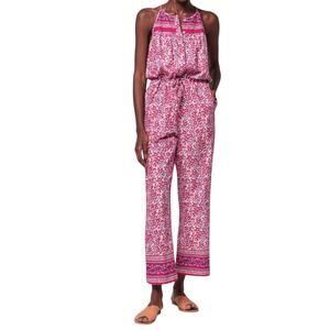 NWT Faherty Size XS Adella Floral Jumpsuit Organic Cotton